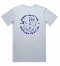Load image into Gallery viewer, Brewed for Adventure T-Shirt - Powder Blue