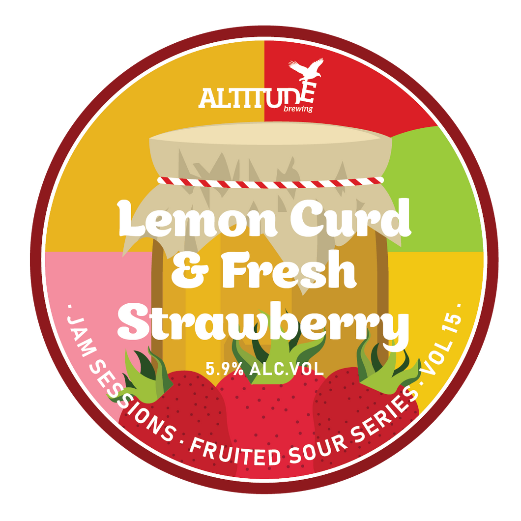 NEW: Jam Session Vol. 15: Lemon Curd & Fresh Strawberry 440mL