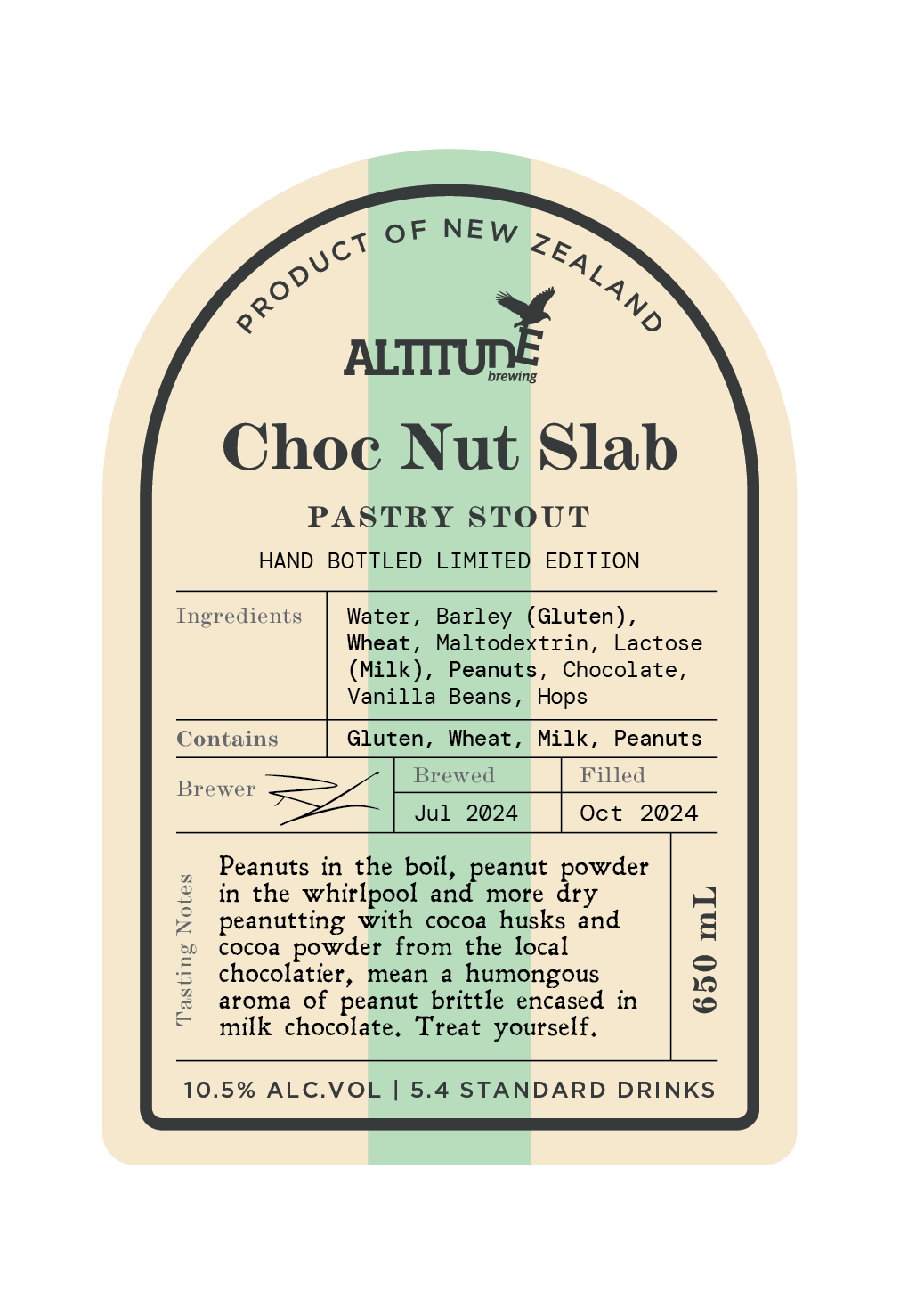 NEW: Choc Nut Slab Pastry Stout 650mL