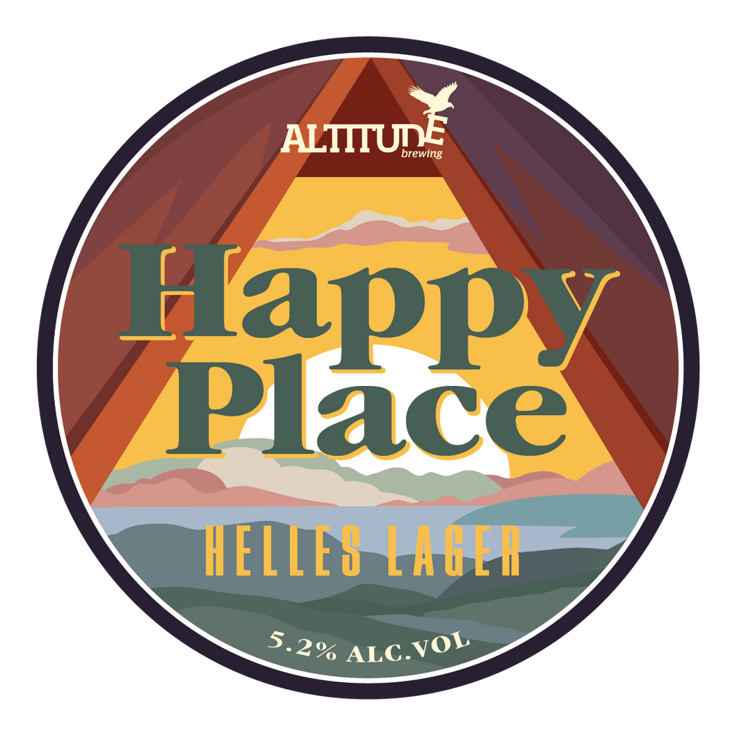 Happy Place Helles Lager 440ml