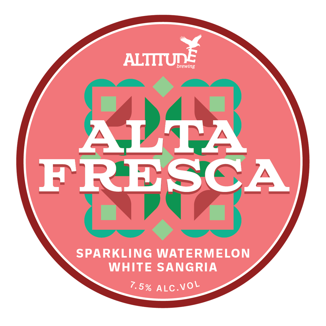 Alta Fresca Sparkling Watermelon White Sangria 330mL