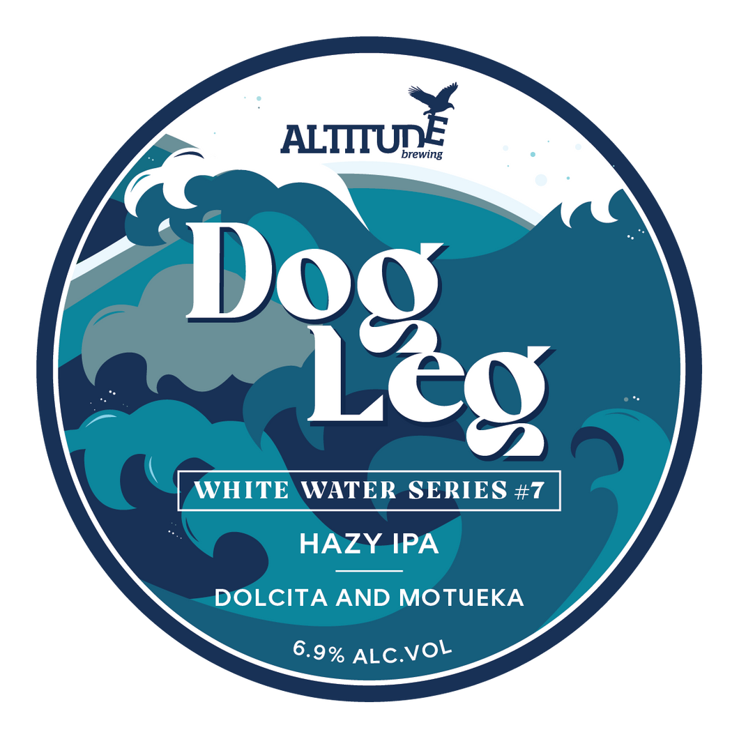 NEW: White Water Series #7: Dog Leg Hazy IPA 440mL
