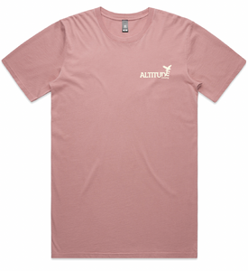 Brewed for Adventure T-Shirt - Faded Rose