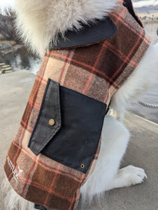 Swanndri Classic Wool Dog Coat with Logo