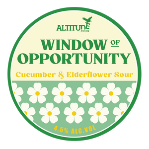 NEW: Window of Opportunity: Cucumber & Elderflower Sour 330mL