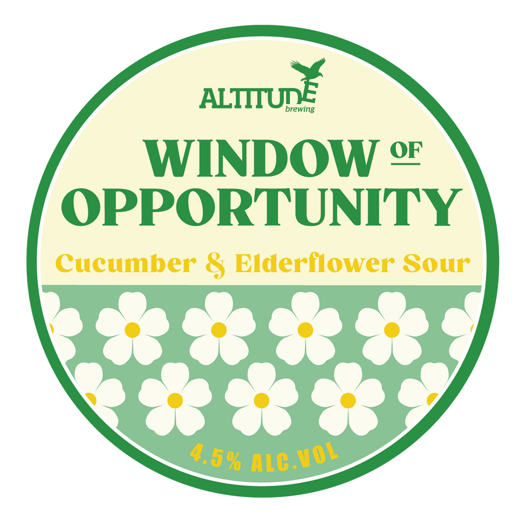 NEW: Window of Opportunity: Cucumber & Elderflower Sour 330mL